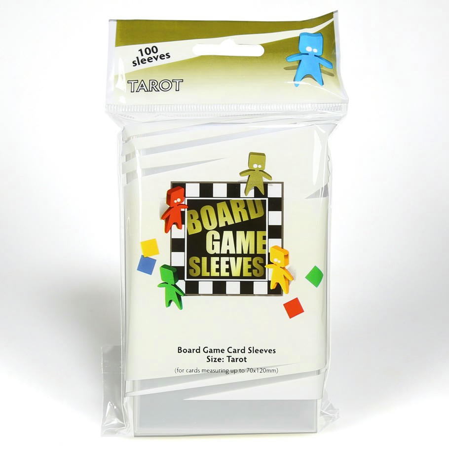 Image of 100pcs Tarot Clear Board Game Card Sleeves 70x120mm by Arcane Tinman ATM10410