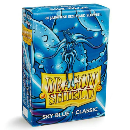 Image of Dragon Shields Sky Blue Classic Japanese/Small Deck Protector Card Sleeves