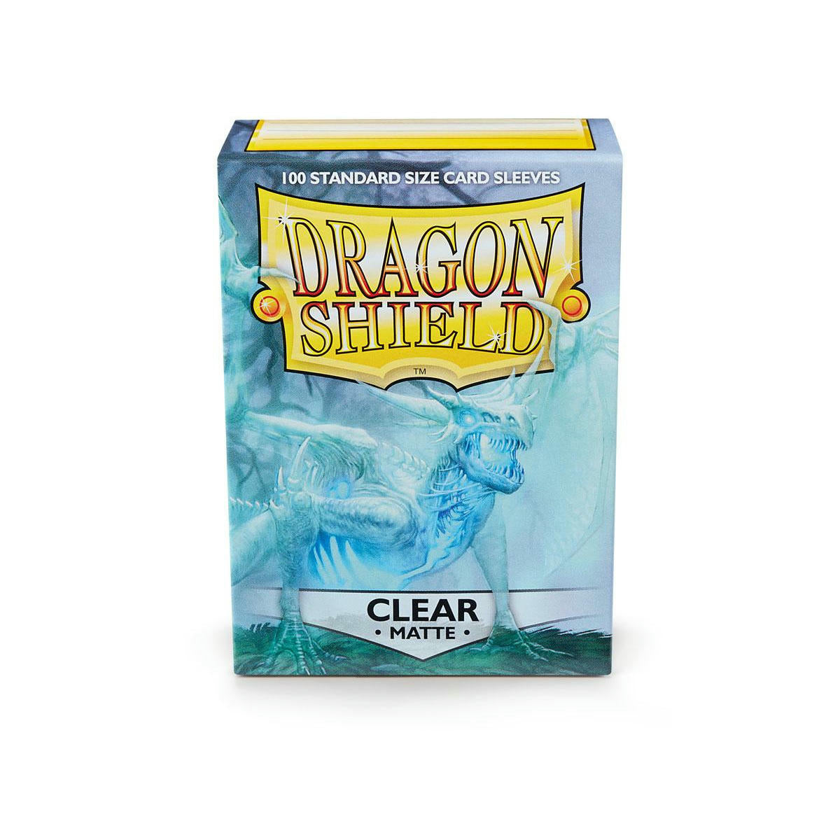 Image of Dragon Shields: (100 Sleeves) Matte Clear Standard by Arcane Tinman ATM11001