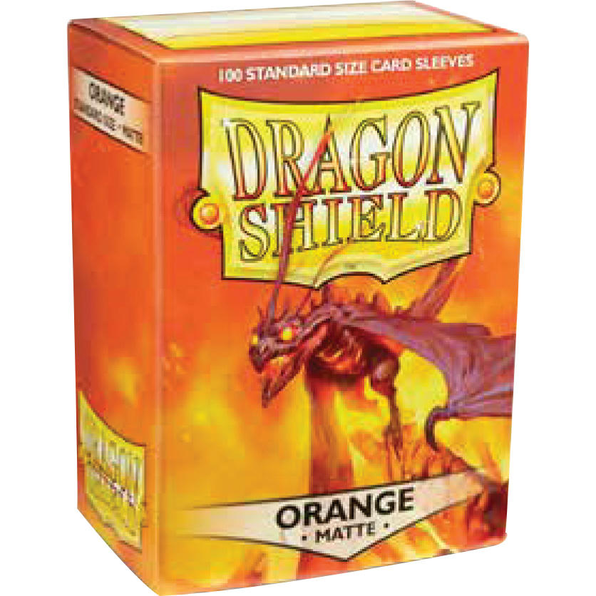 Image of Dragon Shields: (100 Sleeves) Matte Orange by Arcane Tinman ATM11013