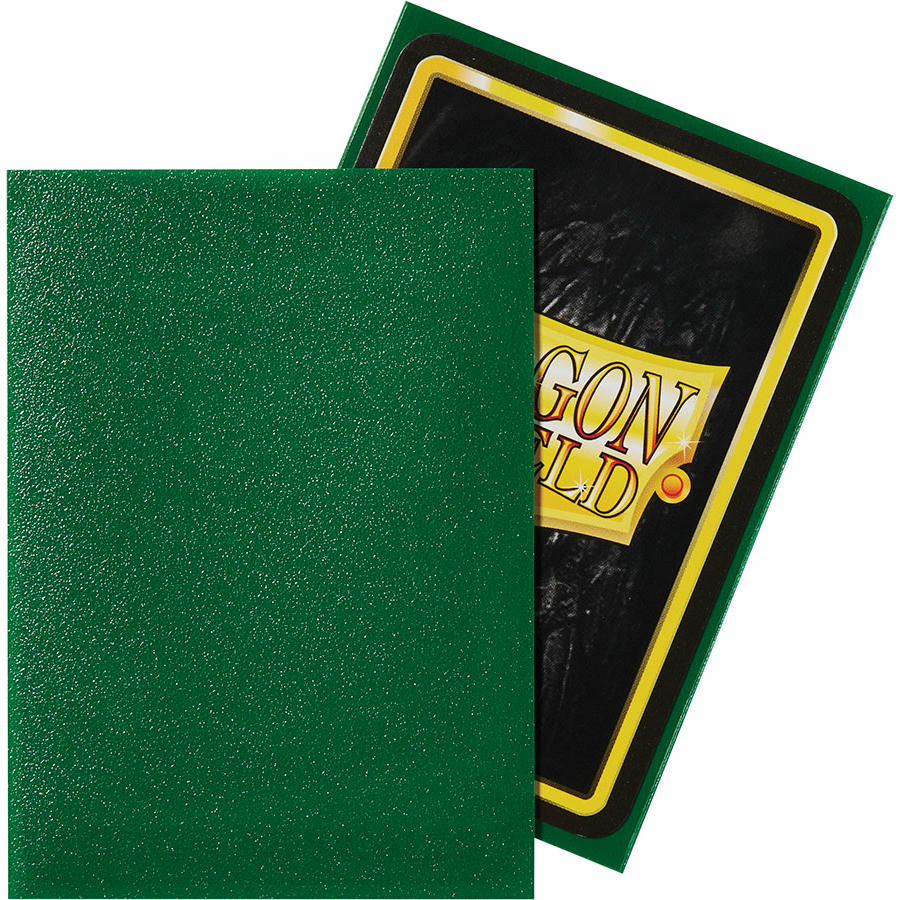 Image of Dragon Shields: (100) Matte Emerald (DISPLAY 10)