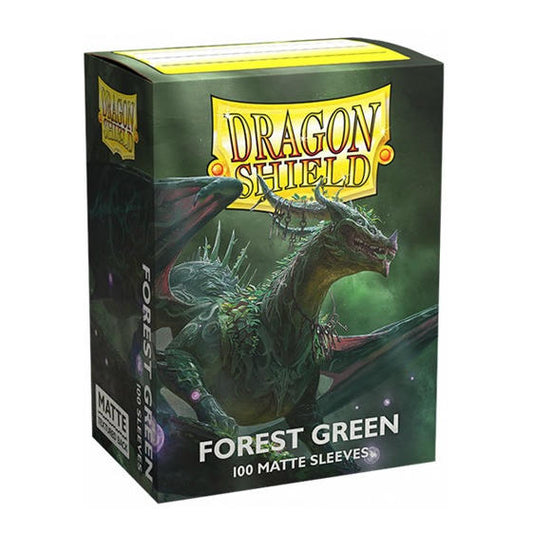 Image of Dragon Shields: (100) Matte - Forest Green (DISPLAY 10)