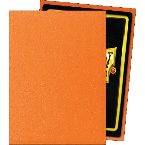 Image of Dragon Shields: (100) Matte - Amber (DISPLAY 10)