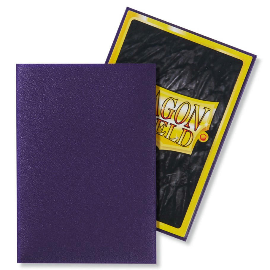 Image of Dragon Shields Matte Purple Japanese/Small Standard Deck Protector Card Sleeves 