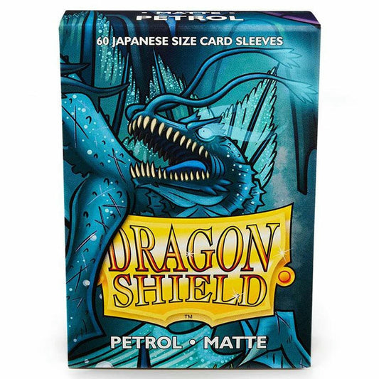 Image of Dragon Shields Matte Petrol Japanese/Small Deck Protector Card Sleeves