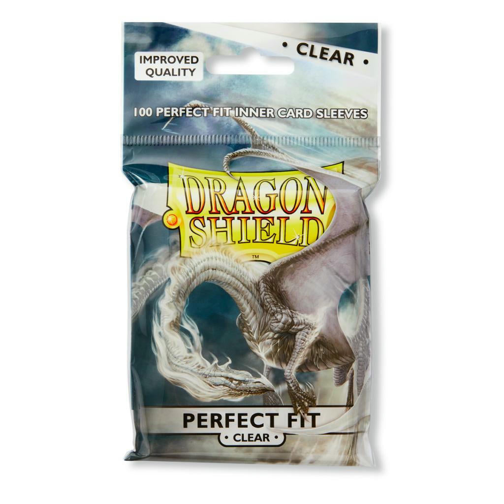 Image of Dragon Shield Perfect Fit Clear Toploader Inner Card Sleeves (100pcs) ATM13001