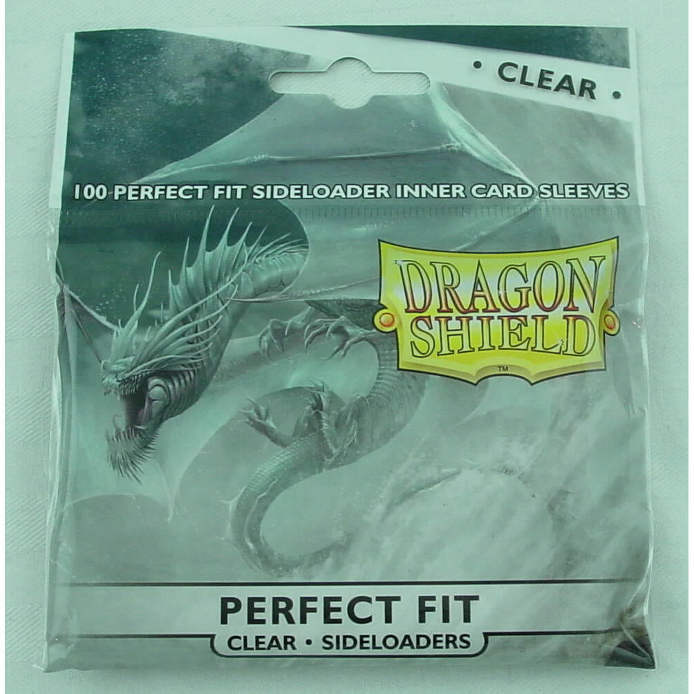 Image of Dragon Shield Perfect Fit Clear Sideloader Inner Card Sleeves (100pcs) ATM13101