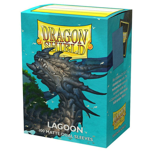 Image of Dragon Shields: (100 Sleeves) Matte Dual Lagoon by Arcane Tinman ATM15048