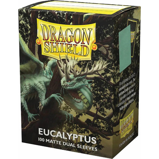 Image of Dragon Shields: (100) Matte Dual - Eucalyptus (DISPLAY 10)