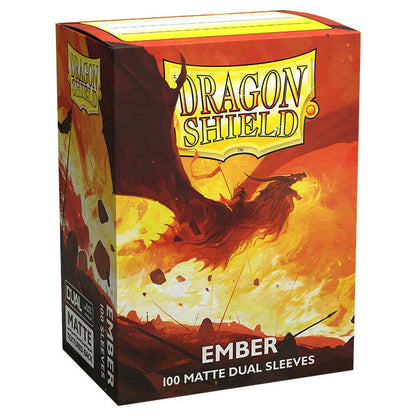 Image of Dragon Shields: (100 Sleeves) Standard Matte Dual Ember Arcane Tinman ATM15054