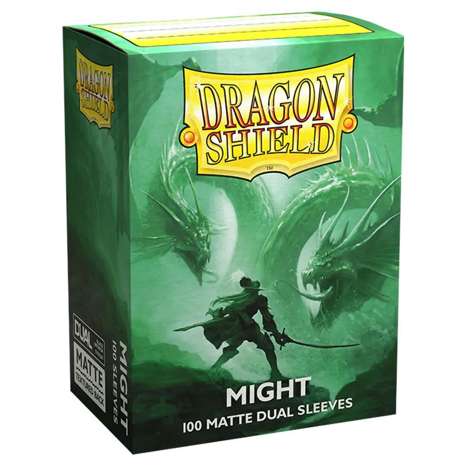 Image of Dragon Shields Matte Dual Might Deck Protector Standard Card Sleeves 100pcs