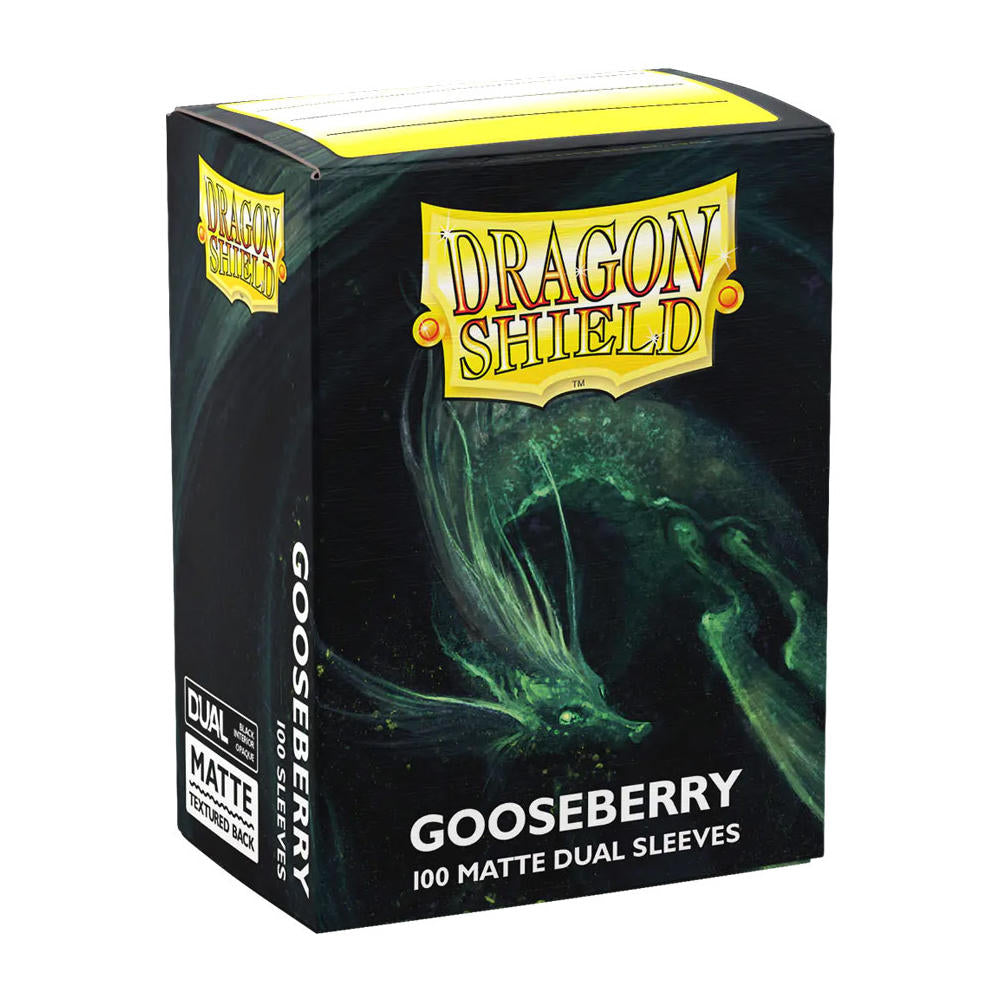 Dragon Shields: (100) Matte Dual - Gooseberry (DISPLAY 10)