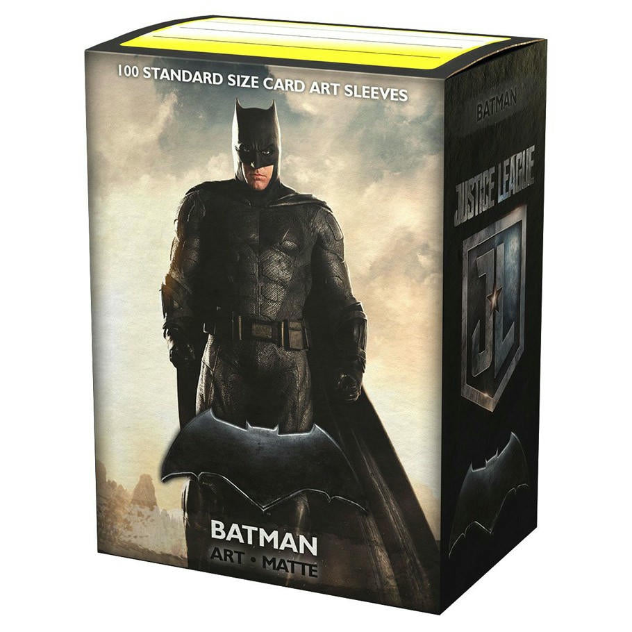 Image of DC Justice League Batman Matte Art Deck Protector Standard Card Sleeves 16015