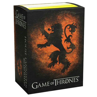 Image of Dragon Shields Game of Thrones House Lannister Art Standard Card Sleeves 16030