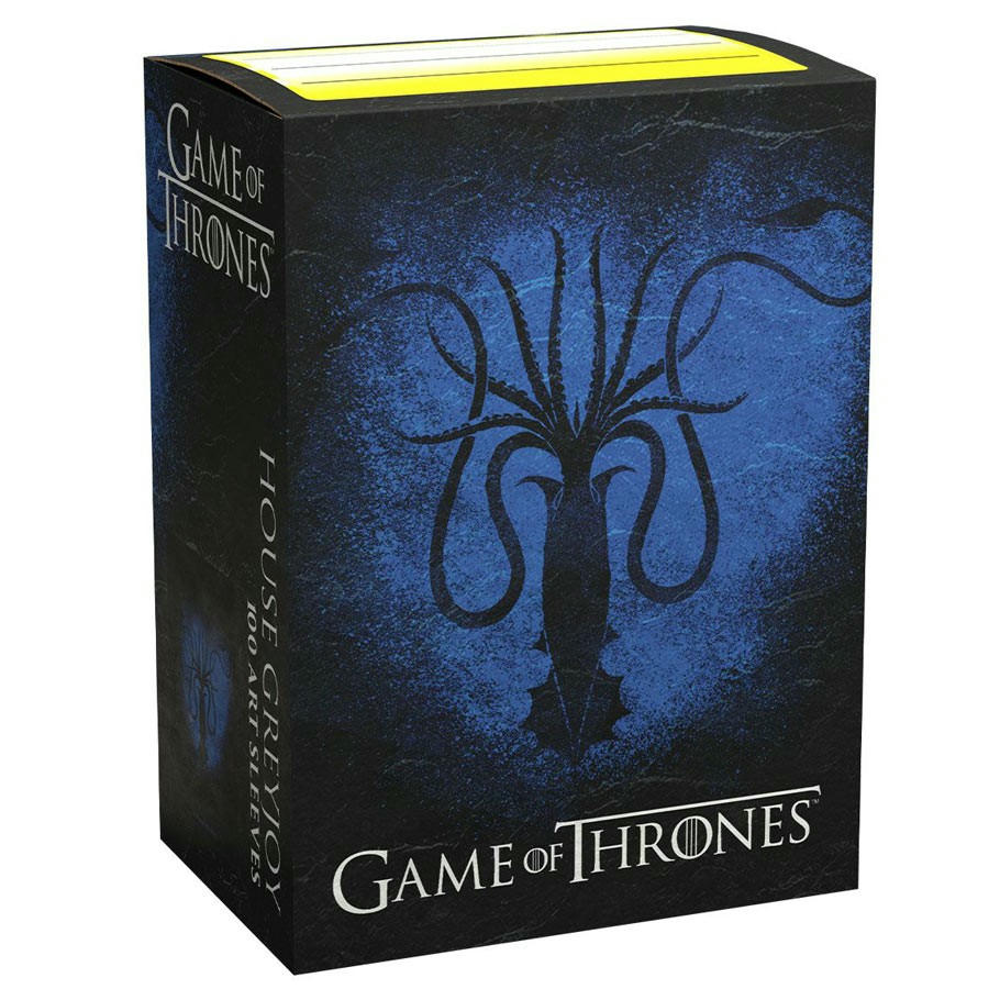 Image of Dragon Shields Game of Thrones House Greyjoy Art Standard Card Sleeves 16032