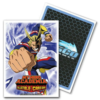 Image of Dragon Shields My Hero Academia All Might Punch Standard Card Sleeves 16035