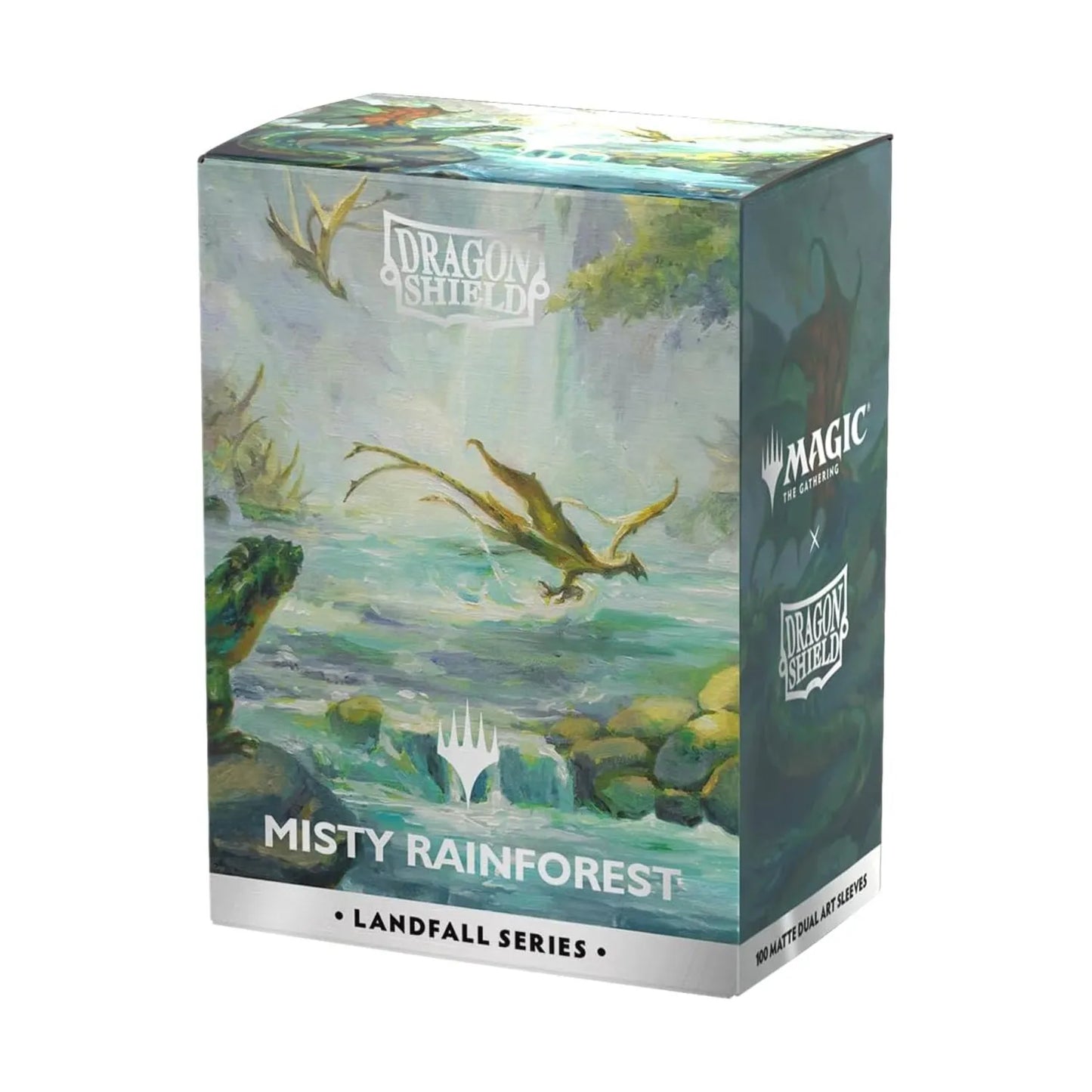 MTG Sleeves Landfall Series: Misty Rainforest