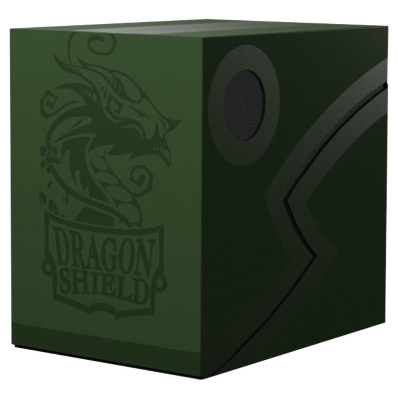 Image of Dragon Shield Forest Green Double Shell Deck Box 150+ Cards ATM30651