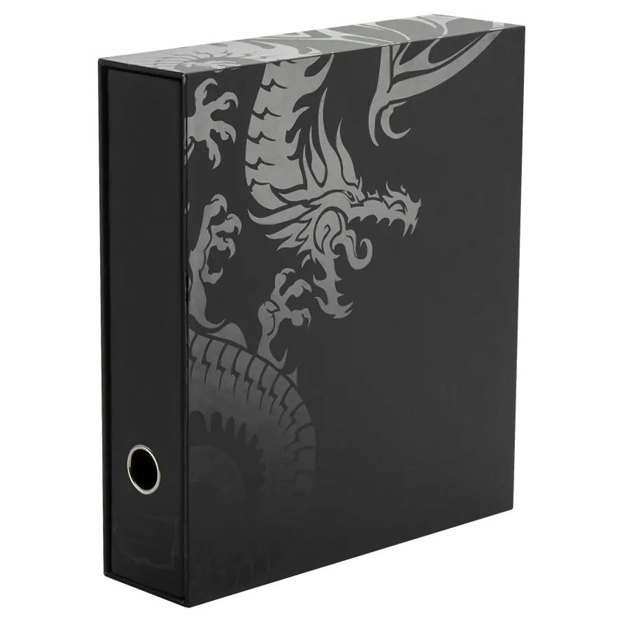 Image of Dragon Shield Black Sanctuary Slipcase Trading Card Game Binder ATM33600