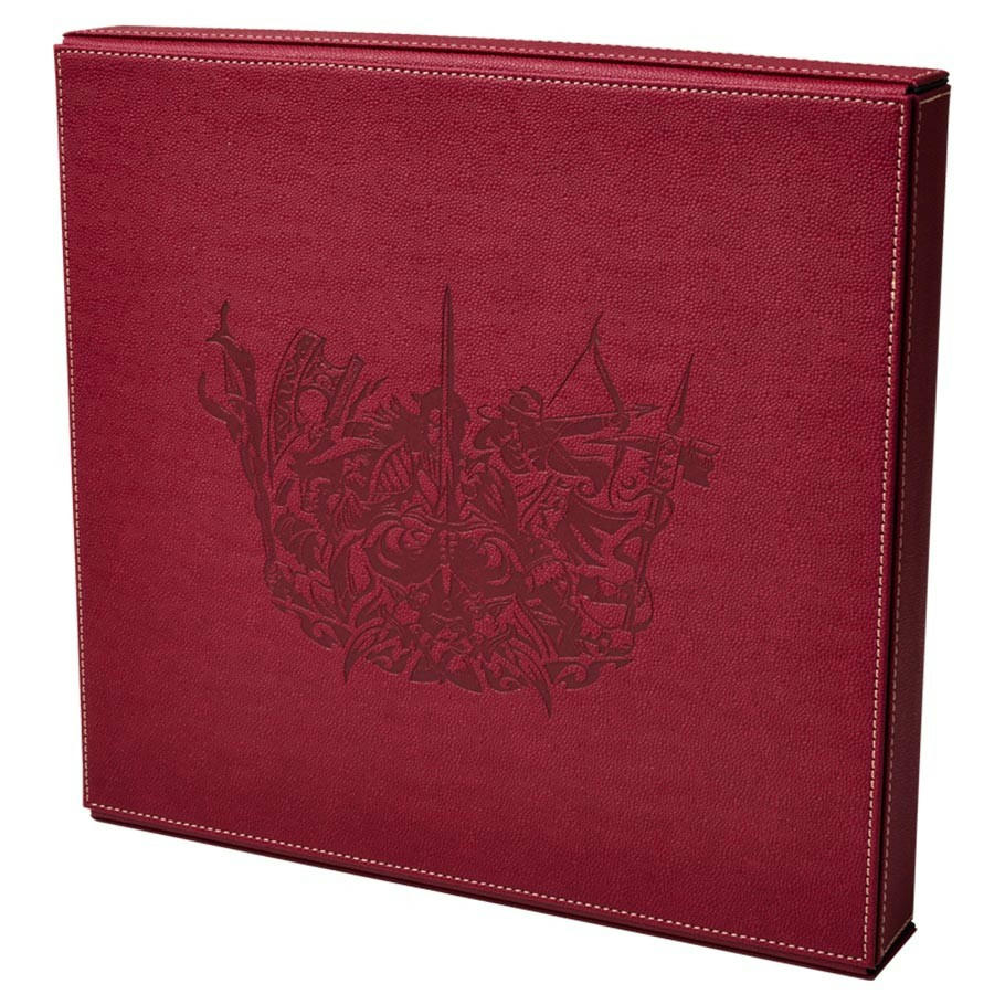 Image of Dragon Shields Blood Red Deluxe Player Companion RPG Accessory Box & Dice Tray