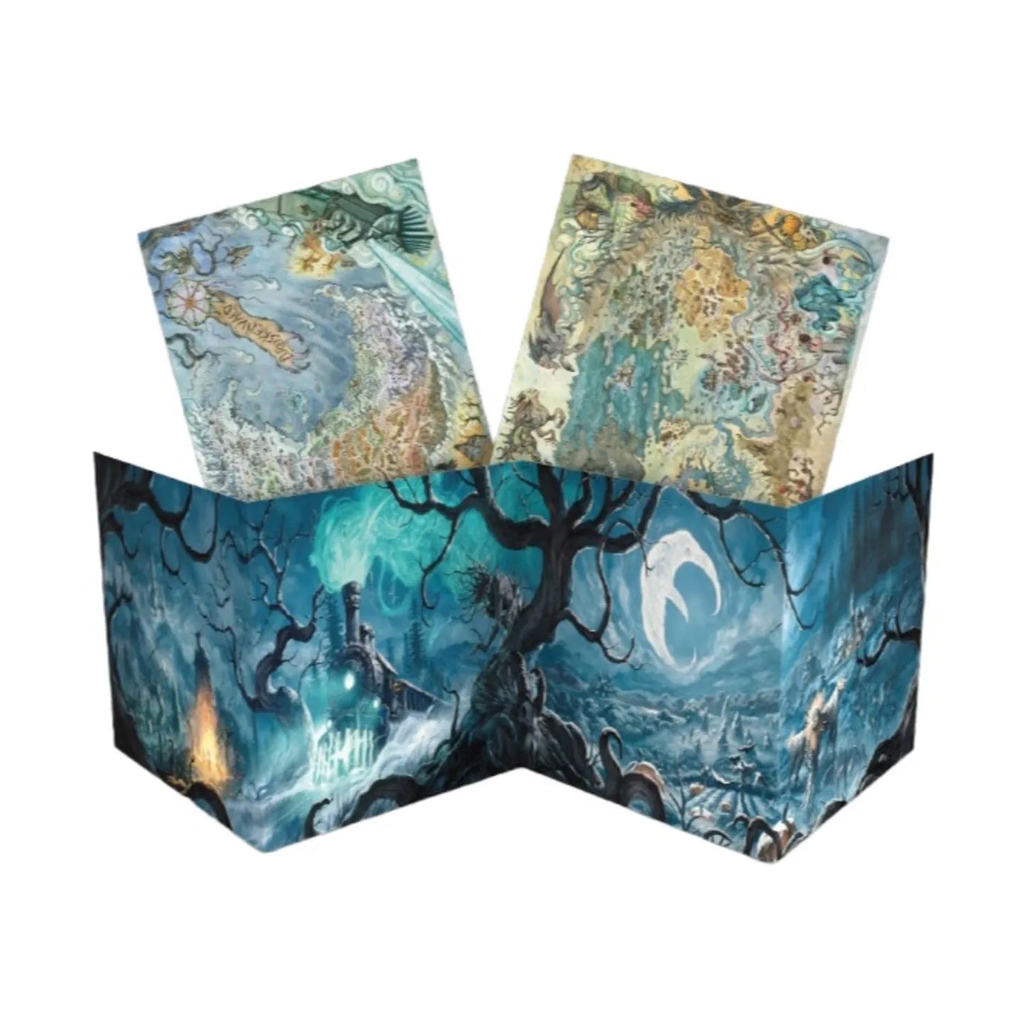 The Crooked Moon: Wickermoor GM Screens & Maps