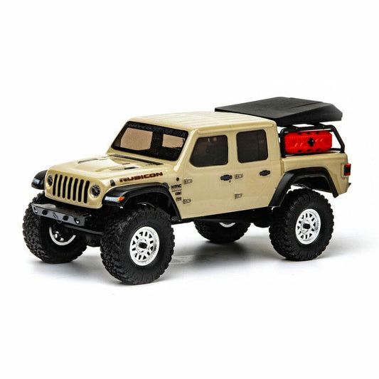 Image of Axial Racing SCX24 Jeep Wrangler Gladiator 1/24 RTR 4x4 Rock Crawler (Beige)
