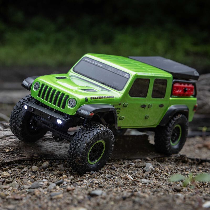 SCX24 Jeep Gladiator 4WD Rock Crawler RTR Green