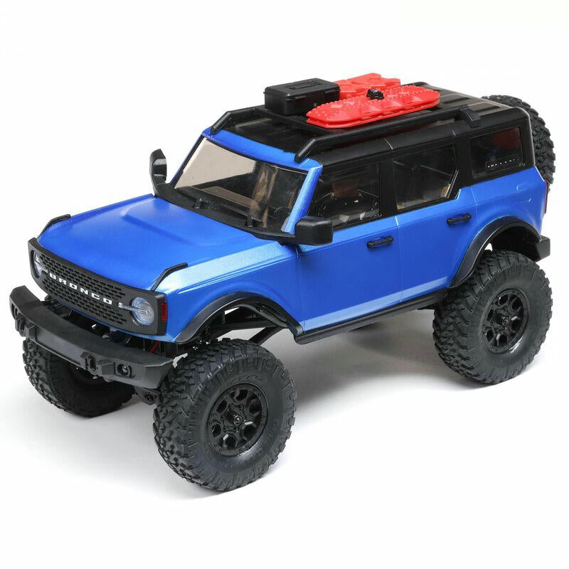 Image of Axial Racing SCX24 2021 Ford Bronco 1/24 RTR 4x4 Rock Crawler (Blue) AXI00006T3
