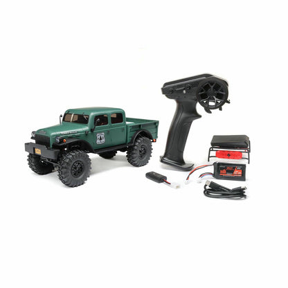 Image of Axial Racing SCX24 1940's Dodge Power Wagon 1/24 4x4 Rock Crawler (Green)