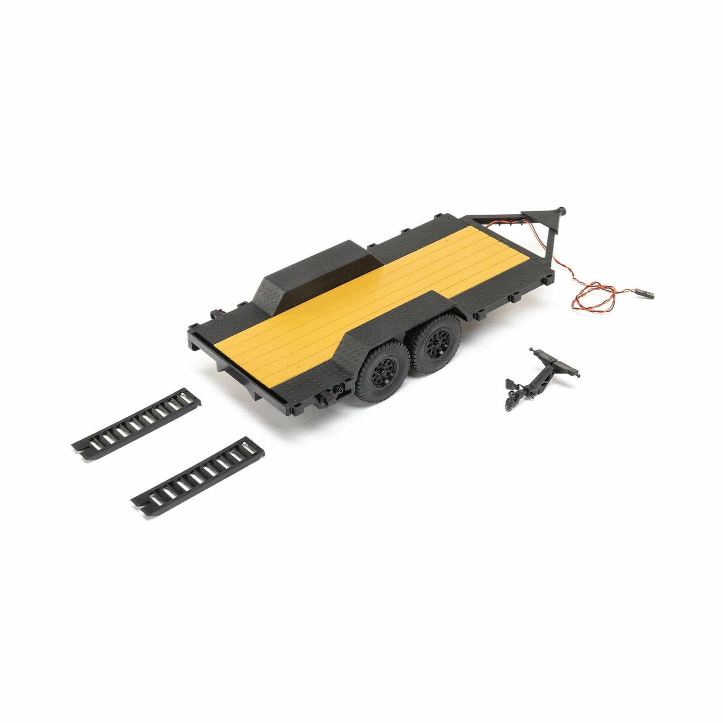Image of Axial Racing SCX24 1/24th Scale Flat Bed Vehicle Trailer w/Lights AXI00009