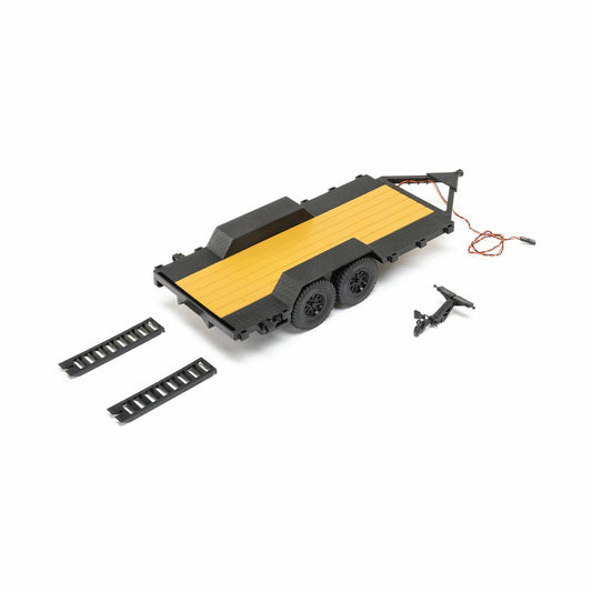 Image of Axial Racing SCX24 1/24th Scale Flat Bed Vehicle Trailer w/Lights AXI00009