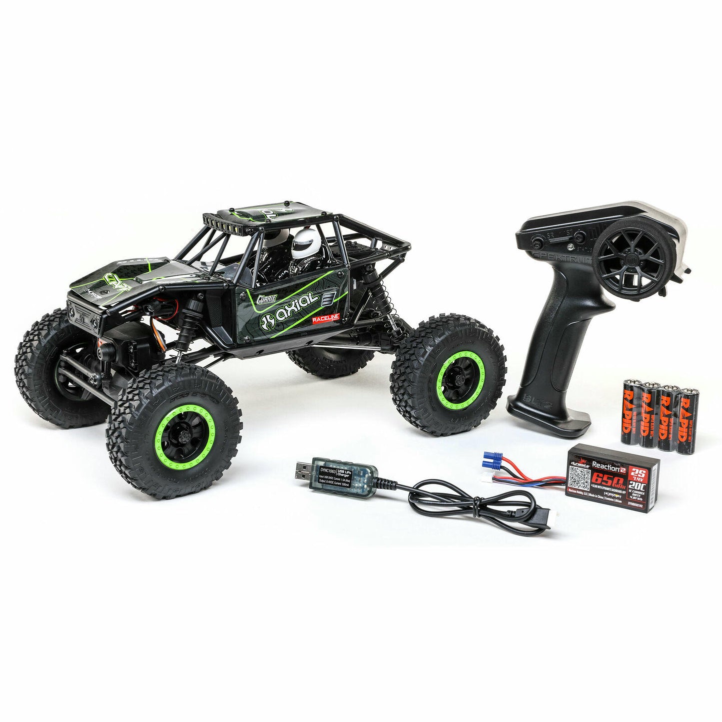 Image of Axial Capra 1/18th V2 UTB18 Black 4WD RTR Trail Buggy AXI01002V2T1