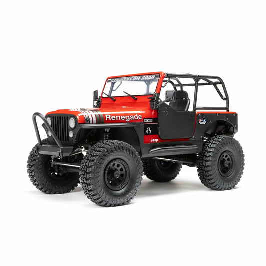 Image of Axial Jeep CJ-7 SCX10 III RTR 1/10 4WD Rock Crawler w/Red Body AXI03008T1