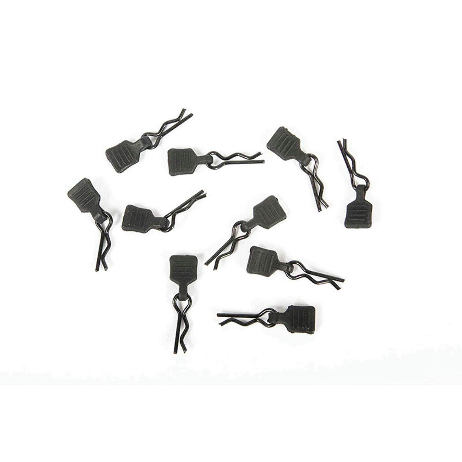 Image of Axial SCX24 1/24th Rock Crawler 3mm Body Clips w/Pull Tabs (10pcs) 206000