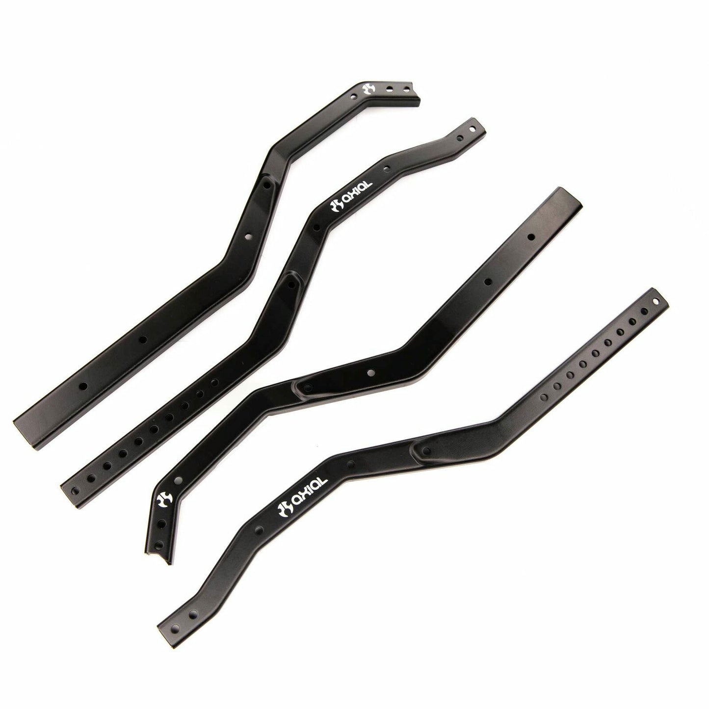 Image of Axial SCX10 III Rock Crawler Black Aluminum Frame Rail Set AXI231015