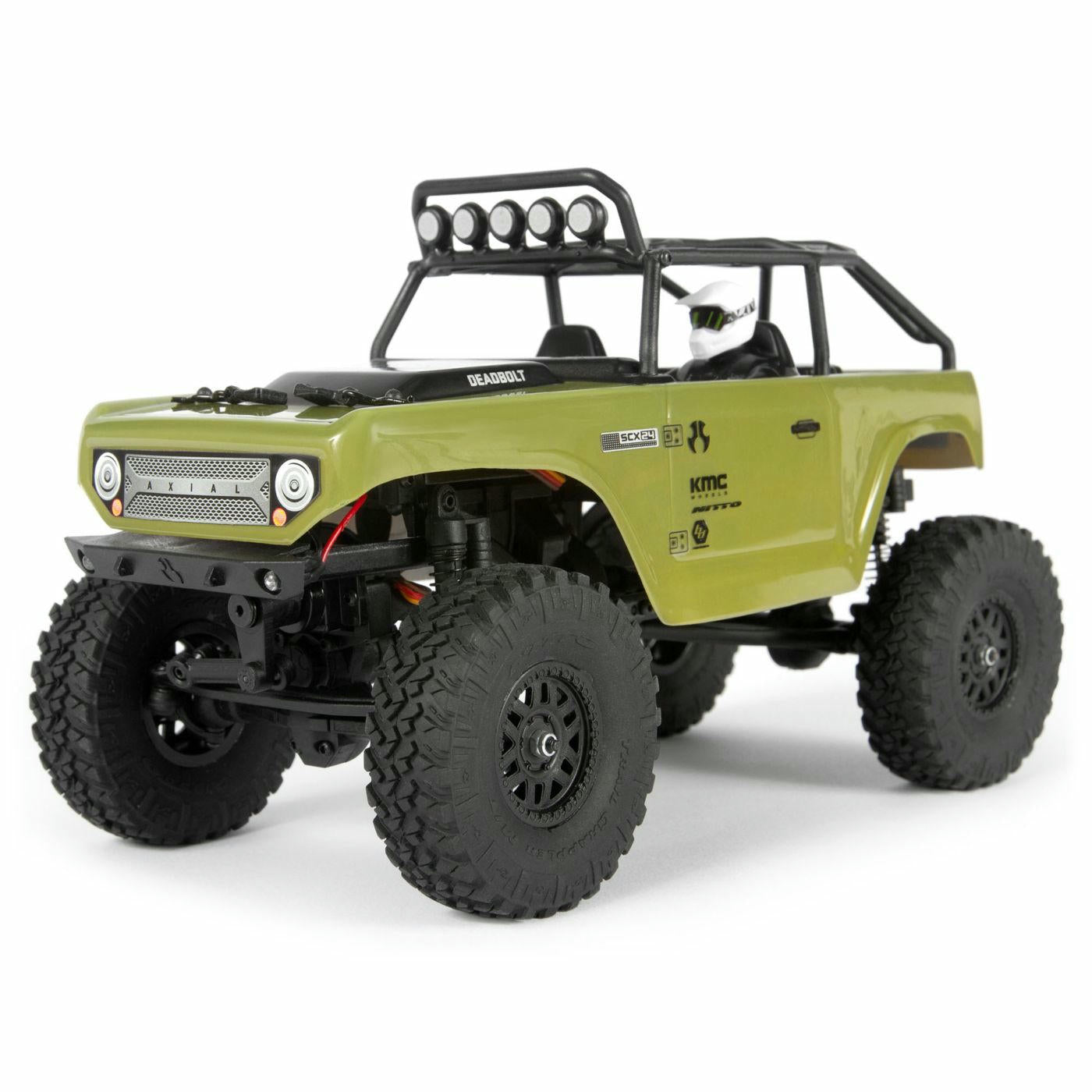 Image of Axial Racing SCX24 Deadbolt 1/24 RTR 4x4 Rock Crawler (Green) AXXI90081T2