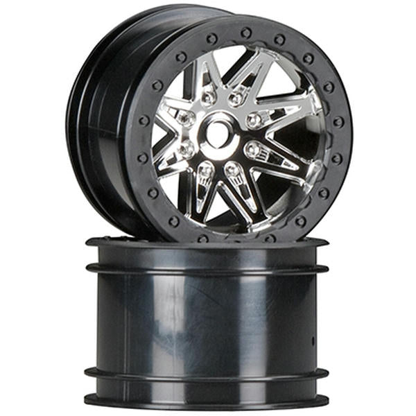 Image of Axial Racing 1/10th Scale 2.2 Raceline Renegade 41mm Chrm Wheels (2) AXIAX08137