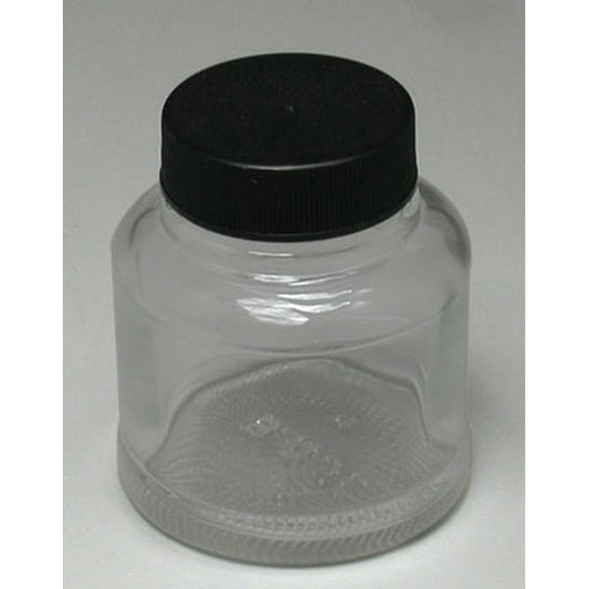 Image of Badger 2oz Glass Airbrush Paint Jar with Cover BAD50-0053