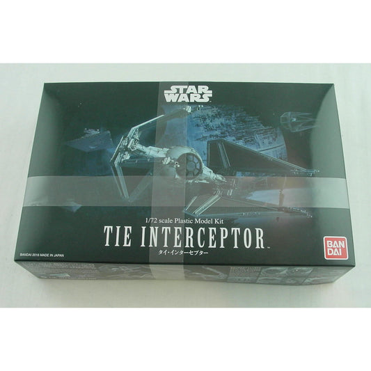BANDAI Hobby Star Wars 1/72 Tie Interceptor Building Kit