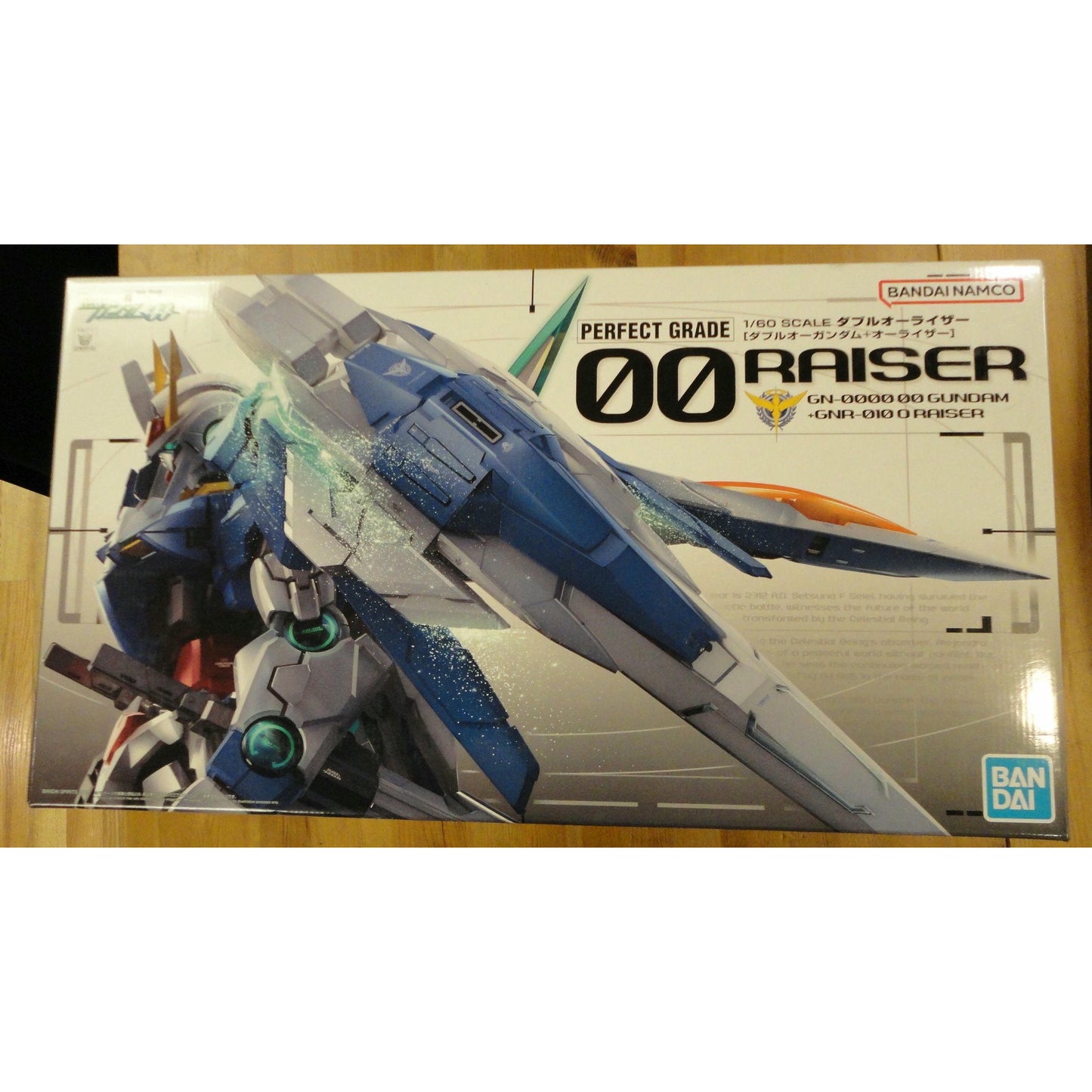 Image of Perfect Grade PG Gundam 00 Raiser Gundam 00 Mobile Suit Model Kit Bandai