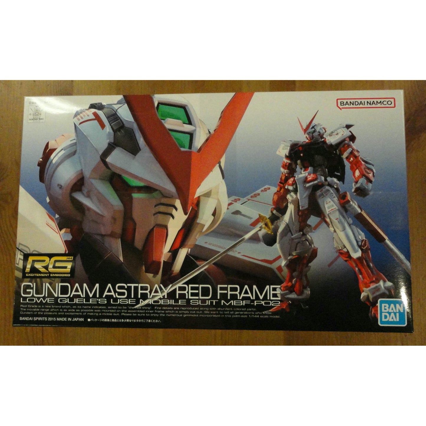 Image of #19 Gundam Astray Red Frame Gundam SEED Astray, Bandai RG 1/144 Model Kit
