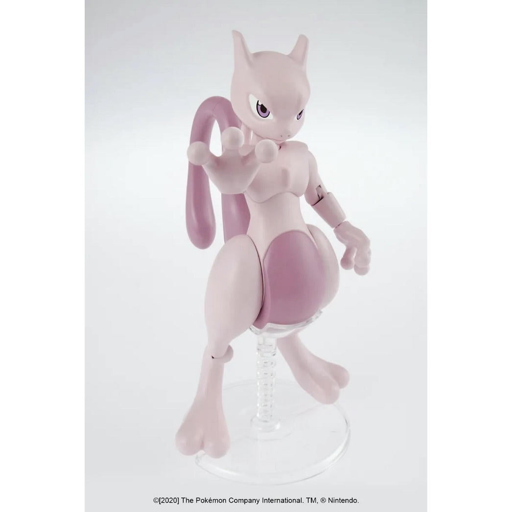 Image of Mewtwo Pokemon, Bandai Pokemon Plastic Model Kit BAN2487422