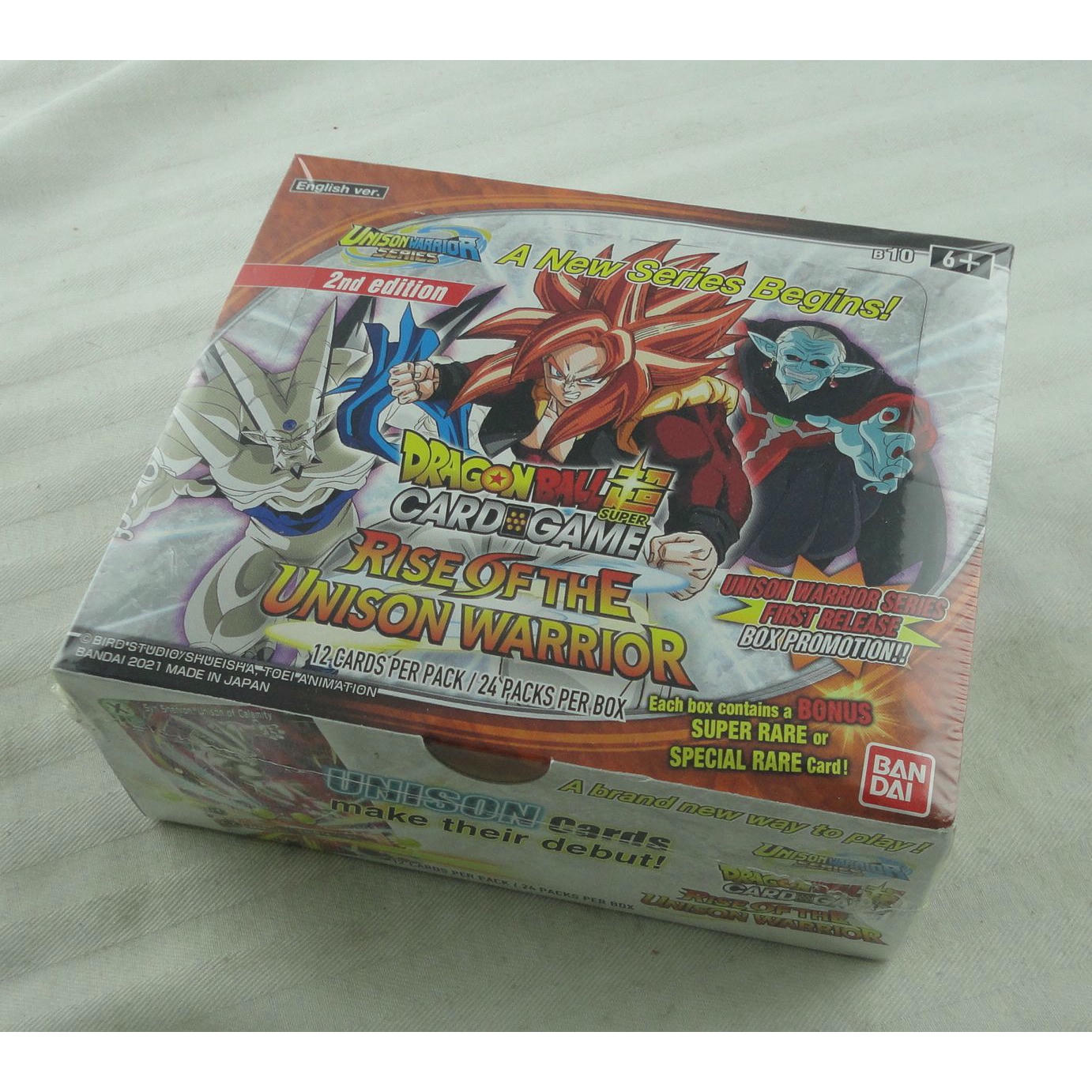 Image of BanDai Dragon Ball Super Rise of the Unison Warrior Booster Box (24) BAN2523911