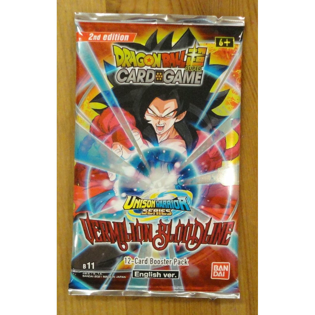 Image of BanDai Dragon Ball Super Vermillion Bloodlines Booster 12-Card Pack BAN2537968-S