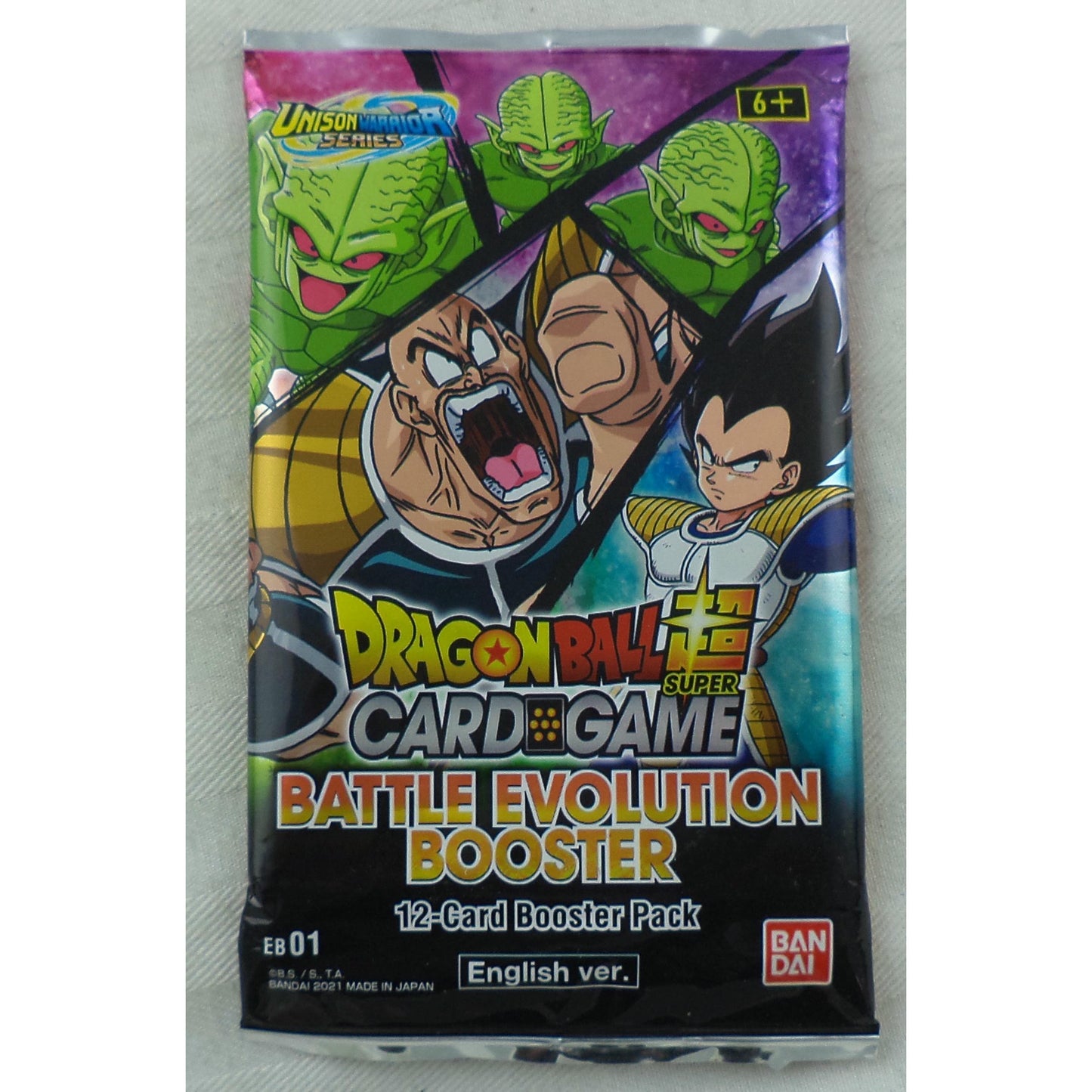 Image of Dragon Ball Super TCG: Unison Warrior Battle Evolution Booster Pack BAN255075