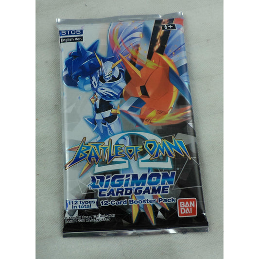 Image of Digimon Trading Card Game Battle of Omni 12-Card Booster Pack BAN2581220-S