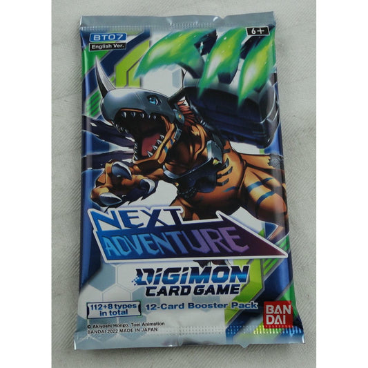 digimon card game: next adventure booster box TCG Box- (BT07) Englisch engage in epic battles Digimon Salt City Games