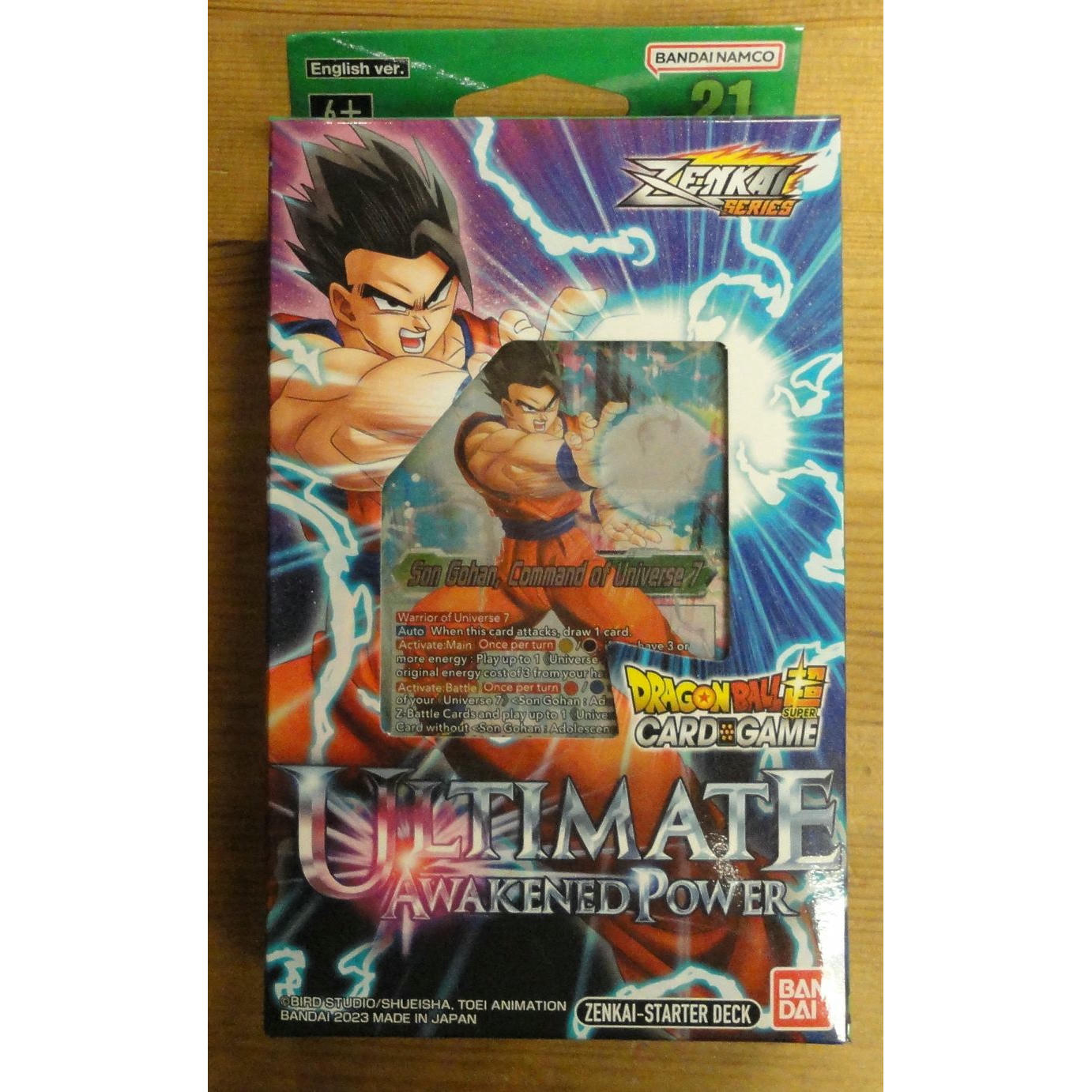 Image of BanDai Dragon Ball Super Card Game Starter Deck #21: Ultimate Awakened Power