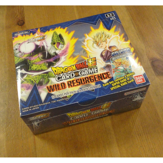 Image of Dragon Ball Super TCG: Zenkai Series 04 B21 Wild Resurgence Booster Display Box