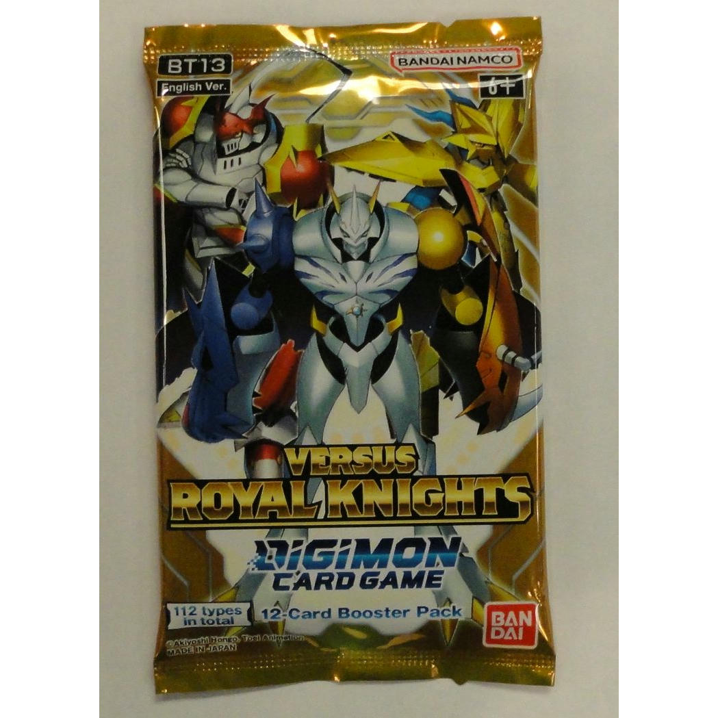 Image of Digimon Trading Card Game Versus Royal Knights 12-Card Booster Pack BT-13